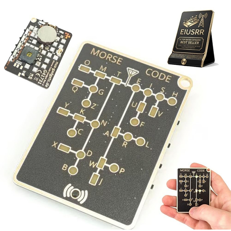 Morse Code Trainer Card Pro Le – обзор и цена Diy Electronics Projects For Adults