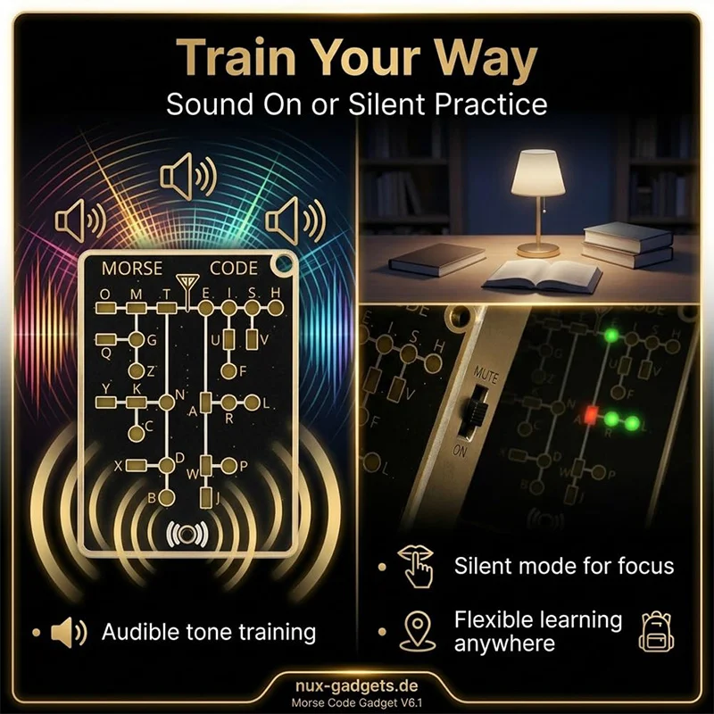 Morse Code Trainer Card Pro Le – обзор и цена Diy Electronics Projects For Adults