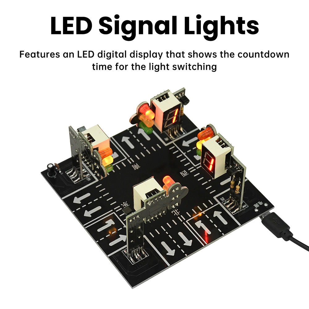 Traffic Light Simulator Kit wi – обзор и цена Diy Electronics Projects For Adults