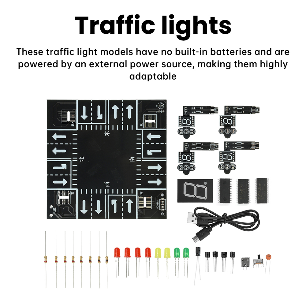 Traffic Light Simulator Kit wi – обзор и цена Diy Electronics Projects For Adults