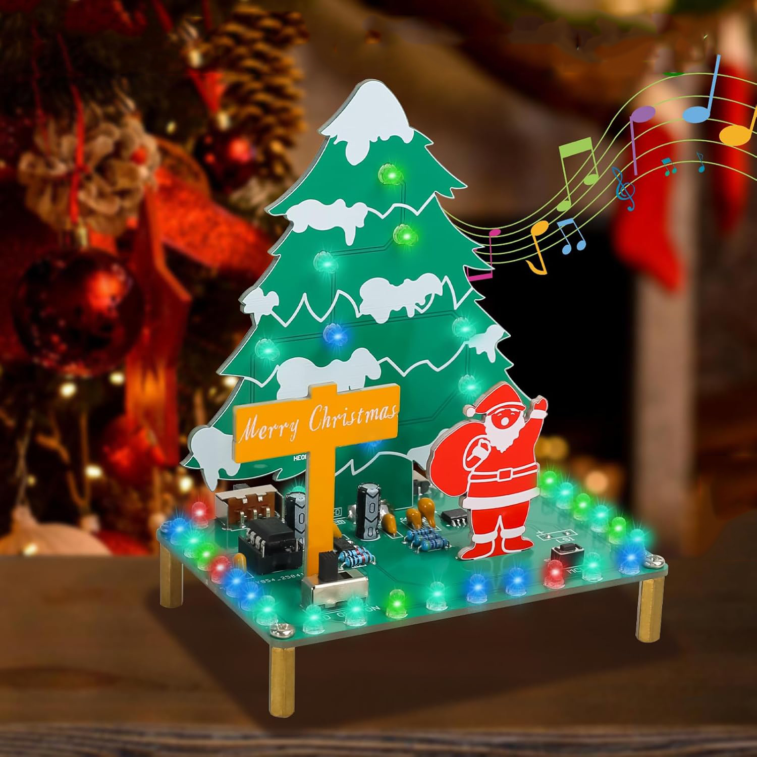 Musical Christmas Tree Solderi – обзор и цена Diy Electronics Projects For Adults