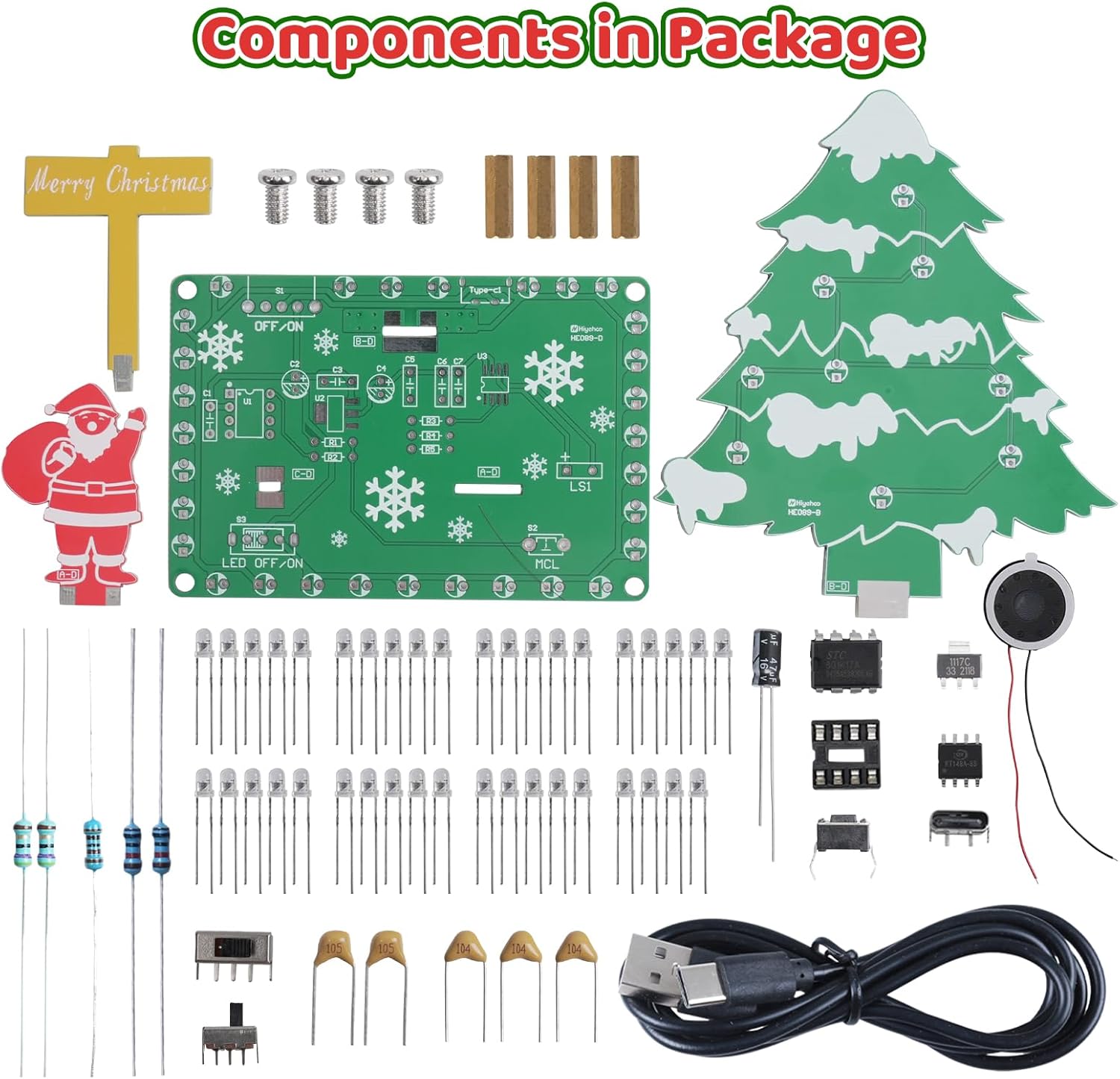 Musical Christmas Tree Solderi – обзор и цена Diy Electronics Projects For Adults