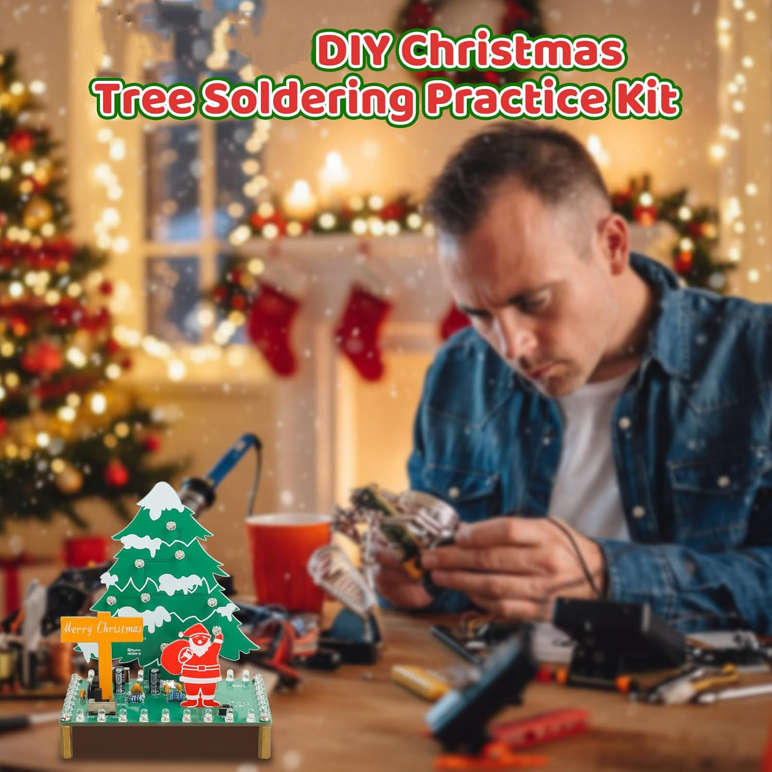 Musical Christmas Tree Solderi – обзор и цена Diy Electronics Projects For Adults