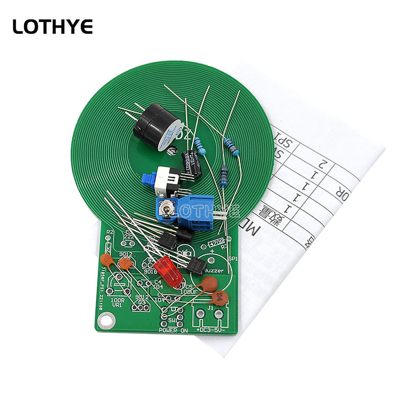 DC 3V-5V Metal Detector Kit DI – обзор и цена Diy Electronics Board