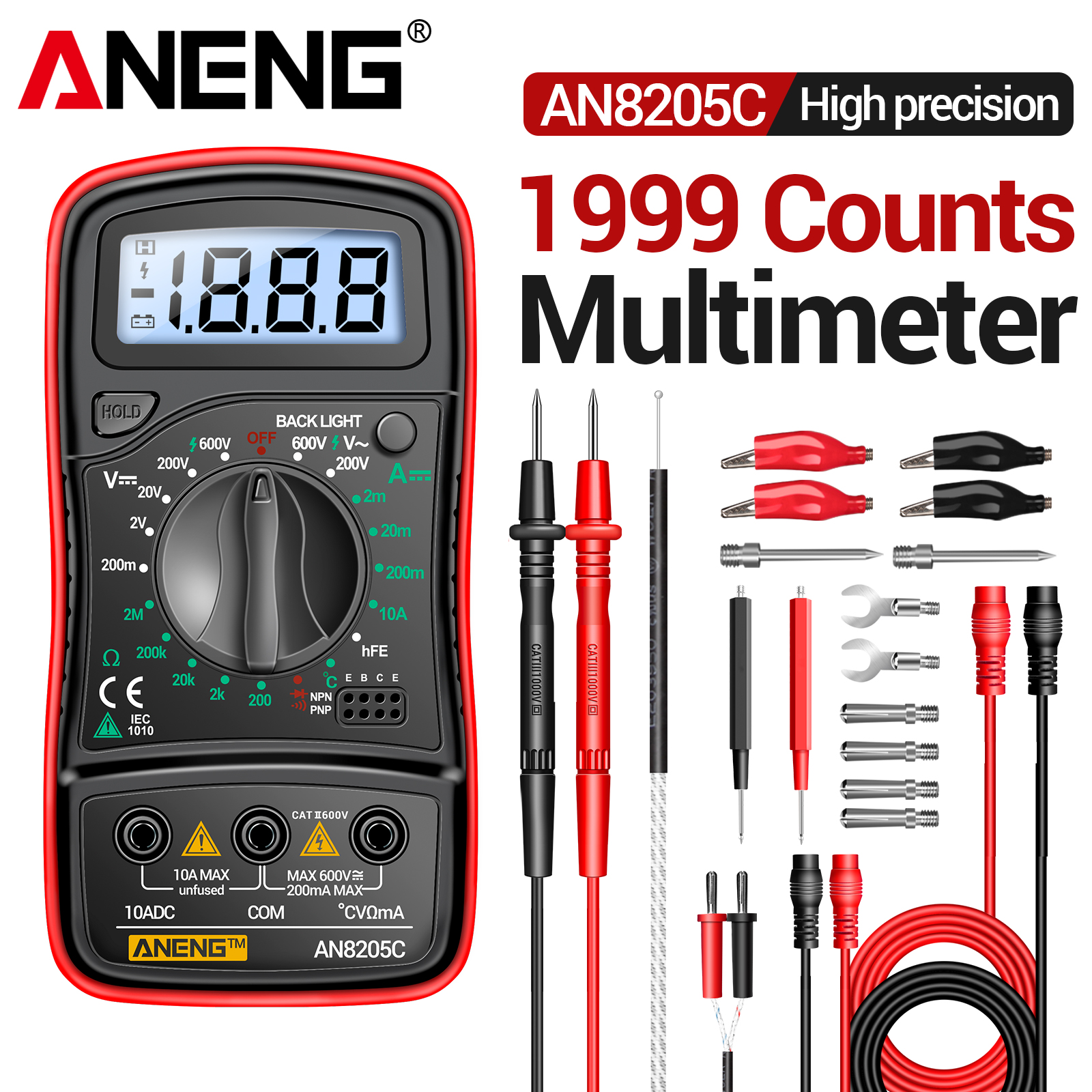 ANENG AN8205C Handheld Multime – обзор и цена Diy Electronics Circuits