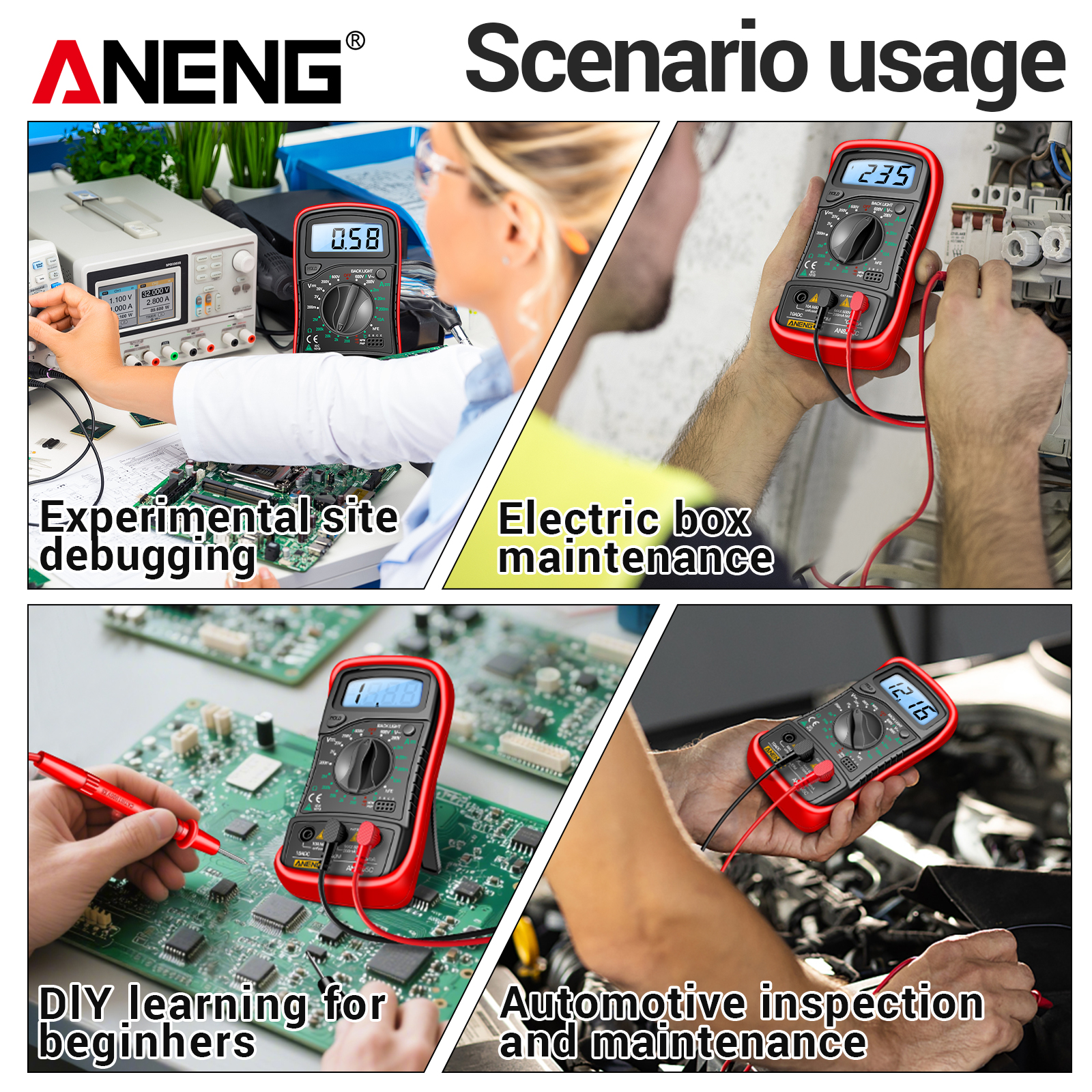 ANENG AN8205C Handheld Multime – обзор и цена Diy Electronics Circuits