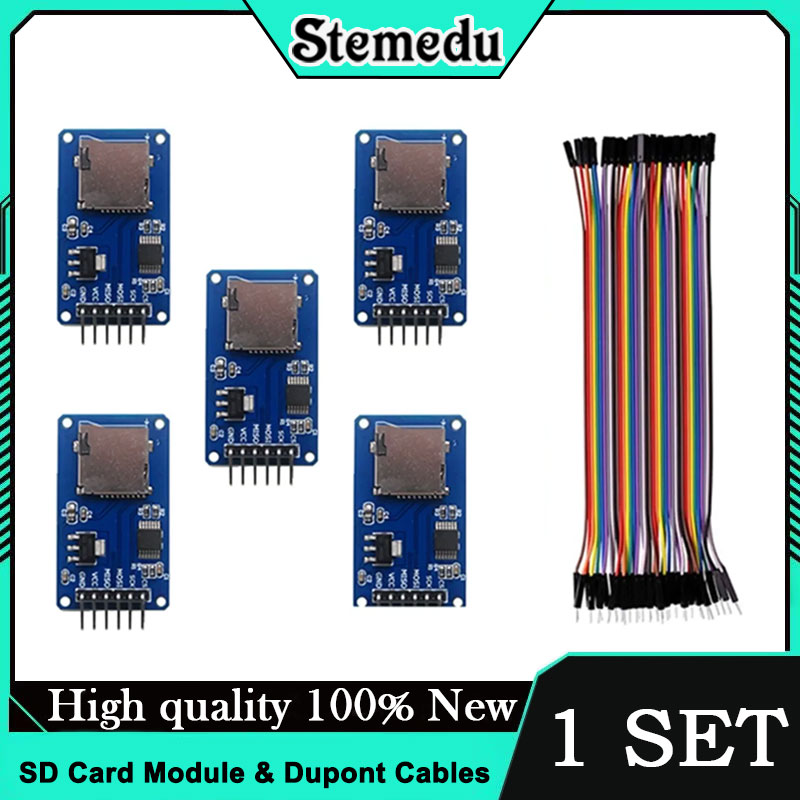 5PCS Micro SD Card Module With – обзор и цена Sd Card Module Spi