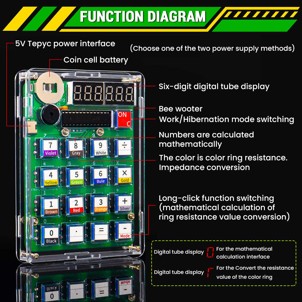 DIY Calculator Electronic Prod – обзор и цена Diy Electronics Youtube