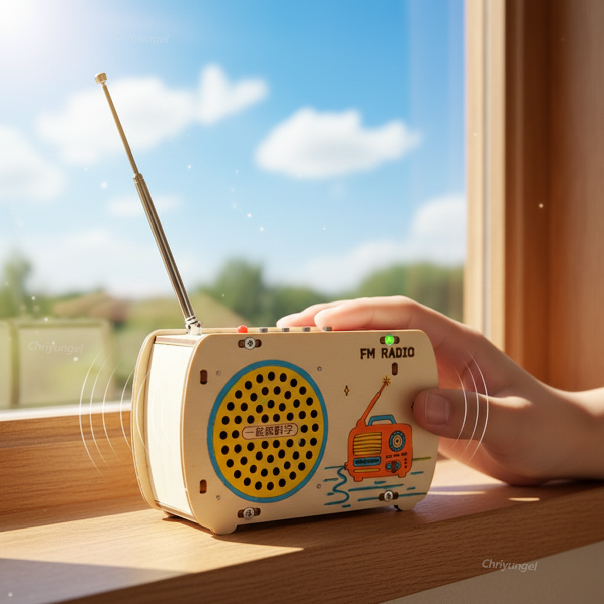 DIY Wooden Radio Kit Retro FM  – обзор и цена Diy Electronics Kids