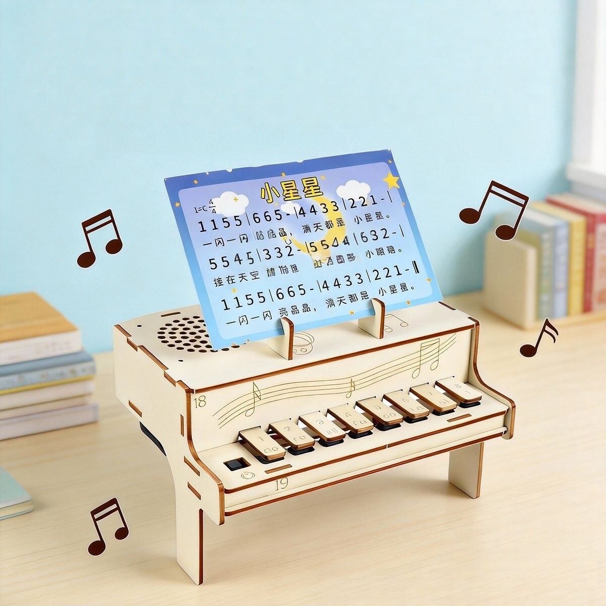 DIY Wooden Electronic Piano Mo – обзор и цена Diy Electronics Kids