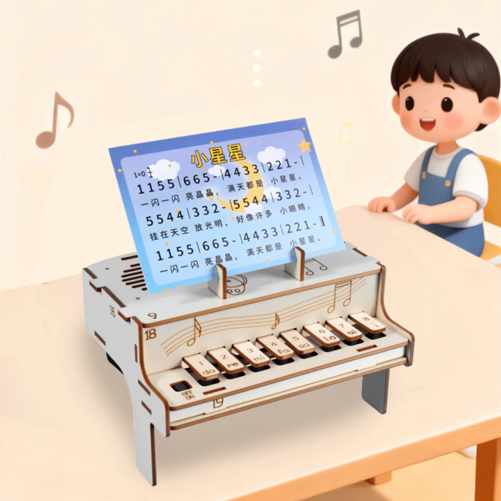 DIY Wooden Electronic Piano Mo – обзор и цена Diy Electronics Kids