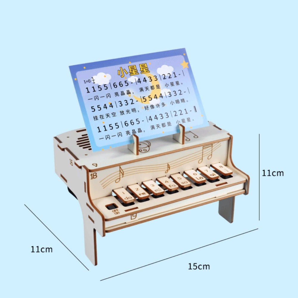 DIY Wooden Electronic Piano Mo – обзор и цена Diy Electronics Kids