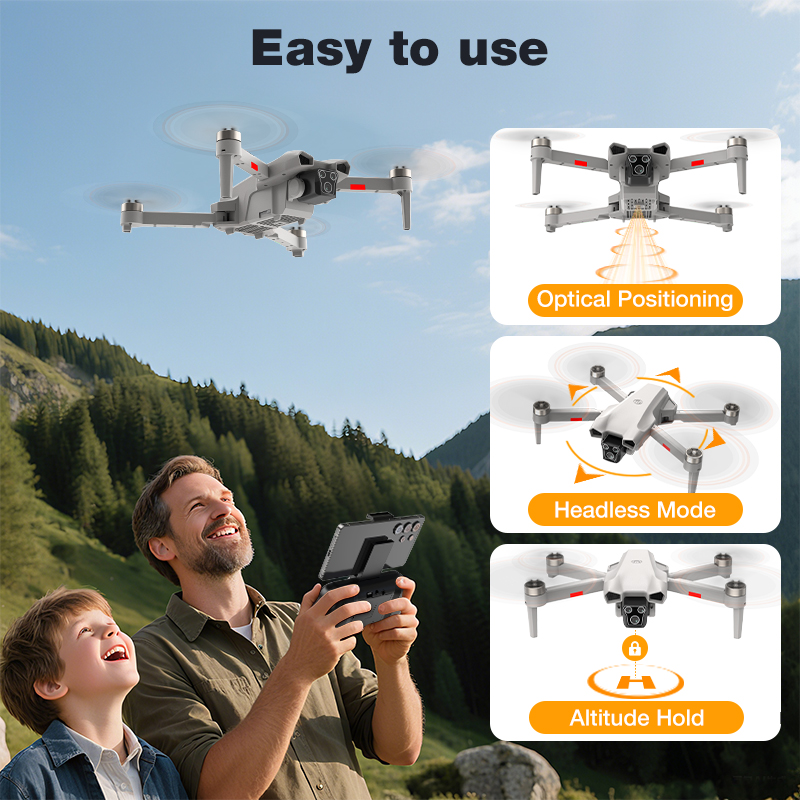 NEW Hot L017 Pro Drone Brushle – обзор и цена Diy Drone Electronics