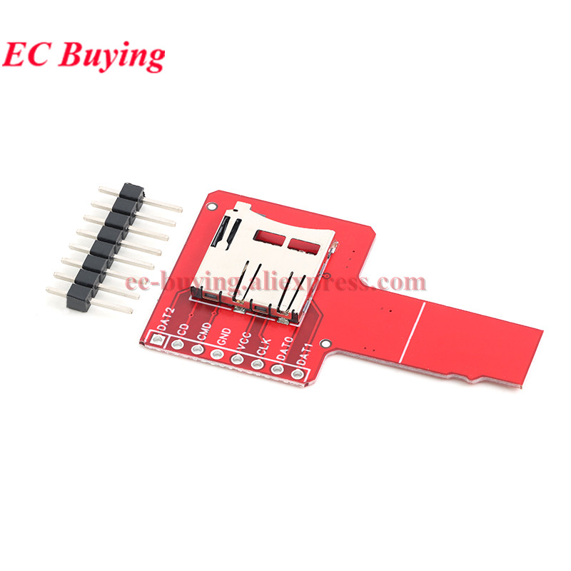 10Pcs/1pc Micro SD TF Card SPI – обзор и цена Sd Card Module Spi