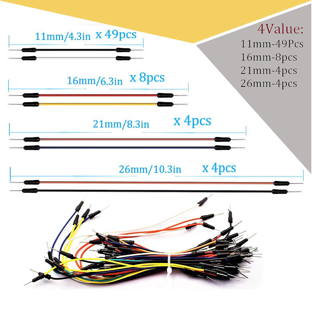 Breadboard Jumper Wire Kit wit – обзор и цена Breadboard Jumper Wire