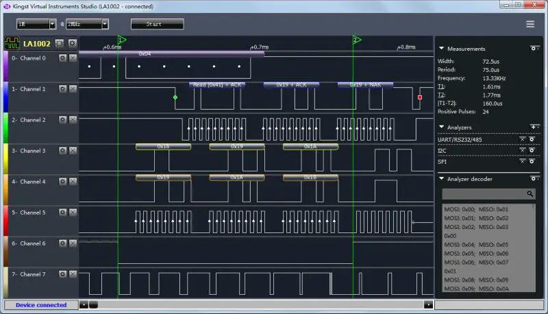 Kingst LA1010 USB Logic Analyz – обзор и цена Logic Analyzer Usb