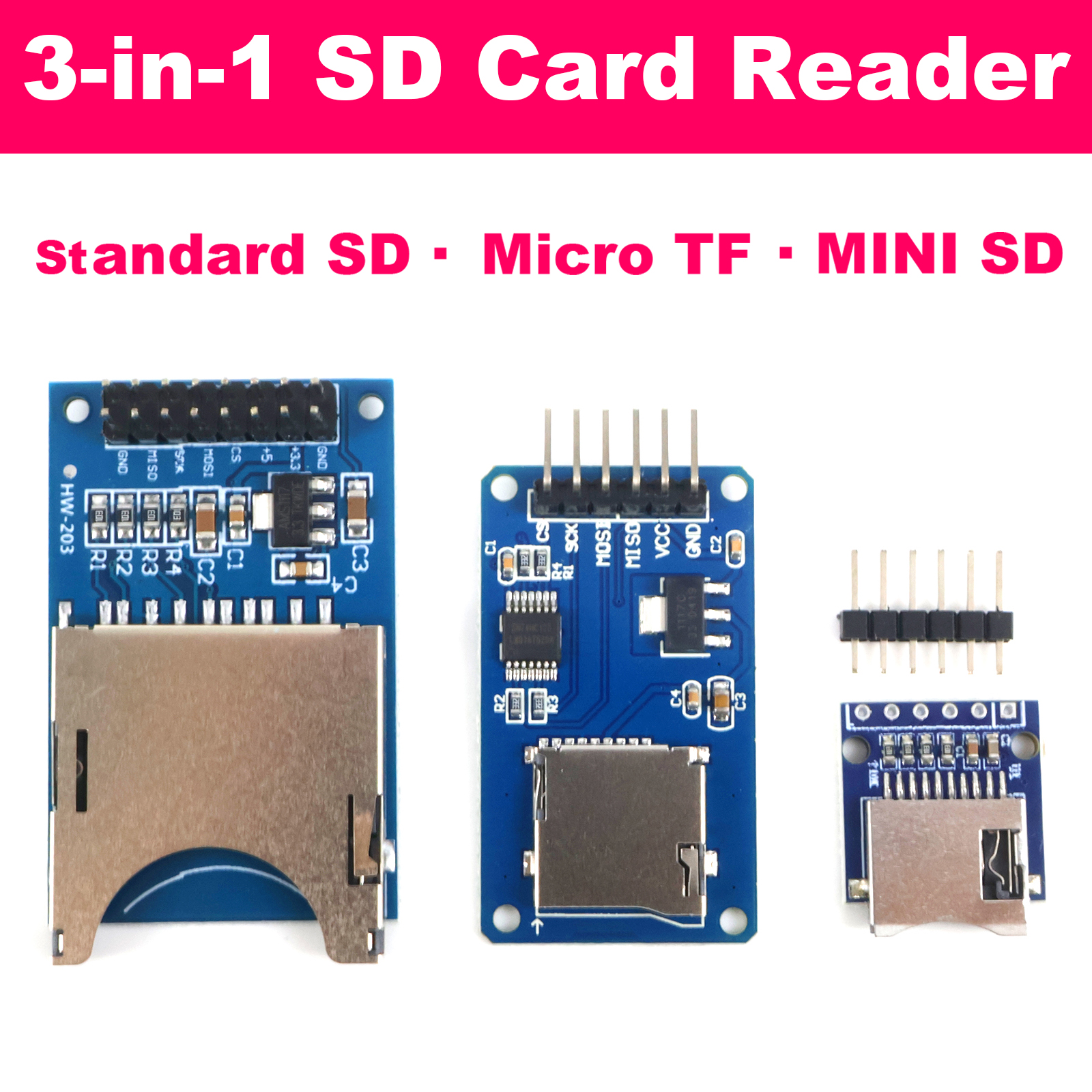 SD Card Reader Module Micro TF – обзор и цена Sd Card Module Spi