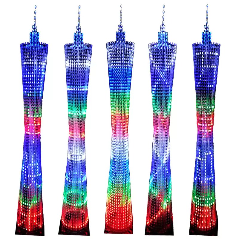 64 Layers Canton Tower DIY Ele – обзор и цена Diy Electronics Soldering Kit