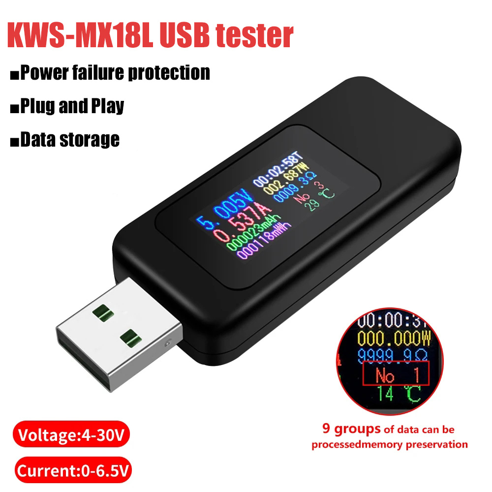 10 in 1 USB Tester DC Digital  – обзор и цена Logic Analyzer Usb