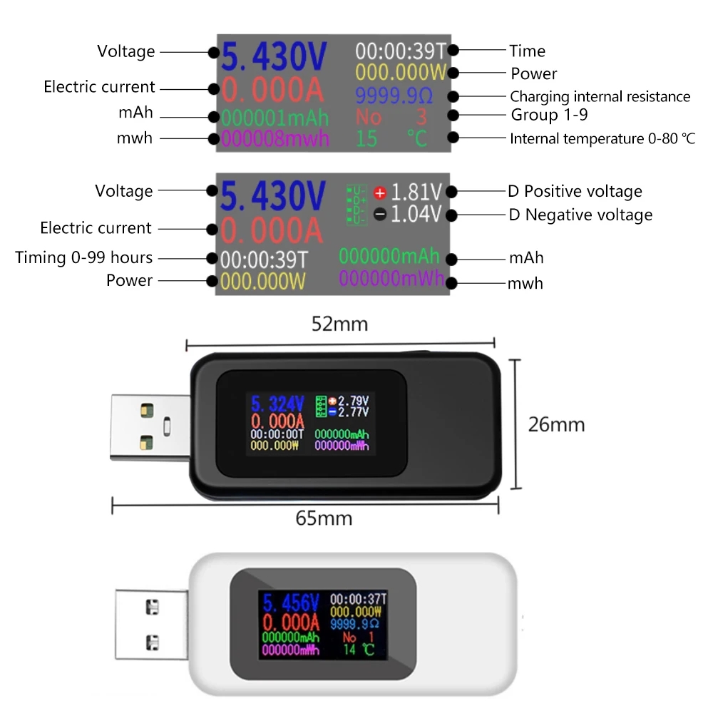 10 in 1 USB Tester DC Digital  – обзор и цена Logic Analyzer Usb