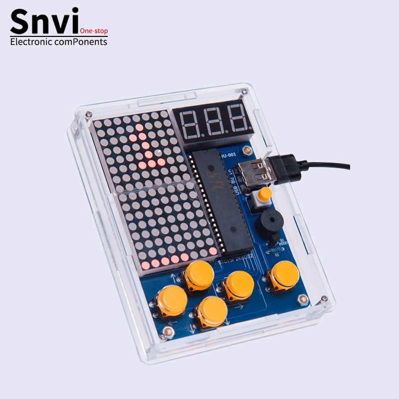 Snvi DIY Pixel Game Console Ki – обзор и цена Diy Electronics Kids
