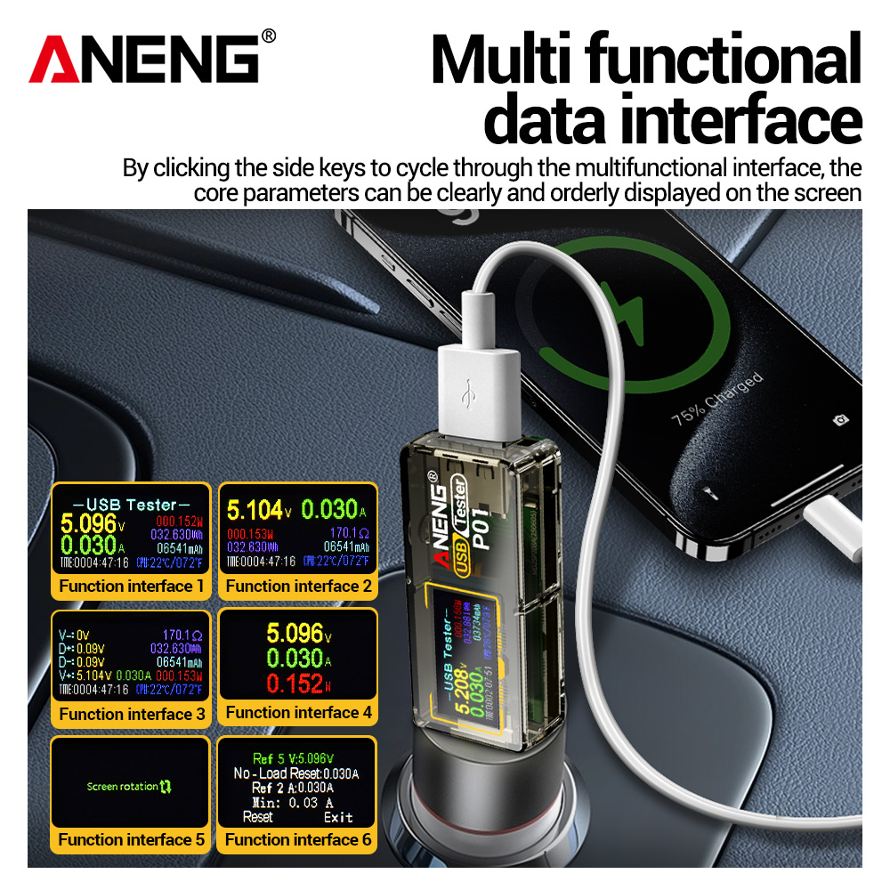 ANENG P01 2 IN 1 Type-C USB Te – обзор и цена Logic Analyzer Usb