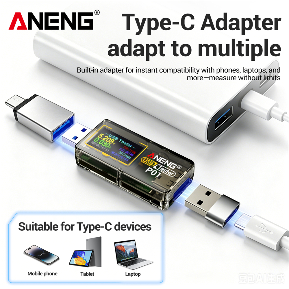 ANENG P01 2 IN 1 Type-C USB Te – обзор и цена Logic Analyzer Usb