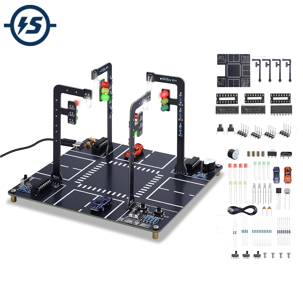Traffic Light Simulator Kit wi – обзор и цена Diy Electronics Projects For Adults