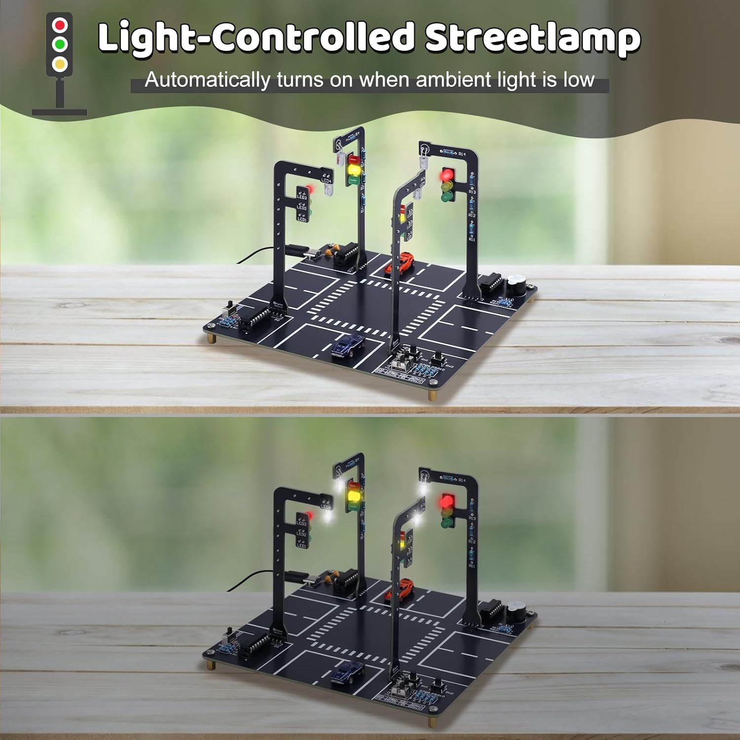 Traffic Light Simulator Kit wi – обзор и цена Diy Electronics Projects For Adults