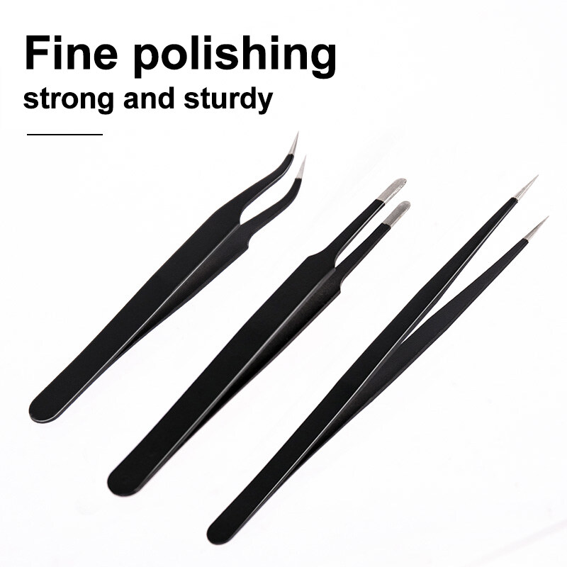 Deli 3PCS Tweezers Set Upgrade – обзор и цена Diy Electronics Soldering Kit