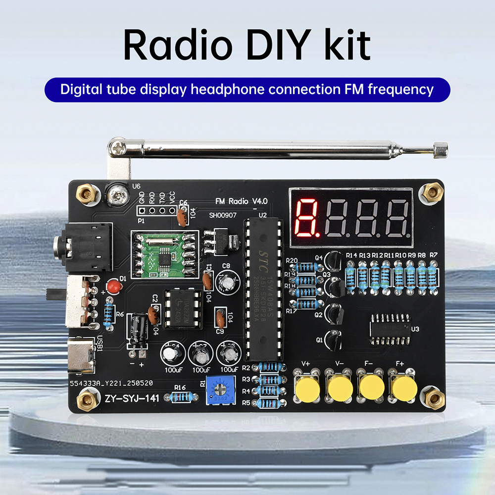 DIY RDA5807M Radio Kit 87-108M – обзор и цена Diy Electronics Youtube
