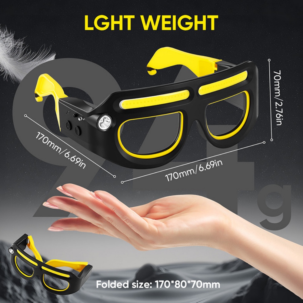 LED Headlamp Glasses Rechargea – обзор и цена Ldr Light Sensor